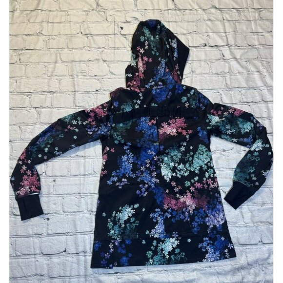 Lululemon Run: Bandit Jacket Petal Pop Multi / Black Size 4 - Picture 2 of 15
